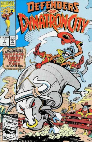 Defenders of Dynatron City 3 published by Marvel