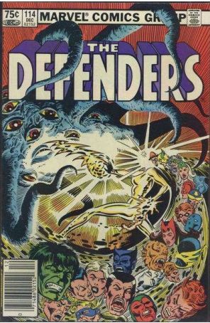 Defenders (Canadian Edition) 114 published by Marvel with cover art by Don Perlin