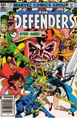 The Defenders 112 (Newsstand) published by Marvel with cover art by Brent Anderson