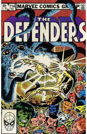 The Defenders 114 published by Marvel with cover art by Don Perlin