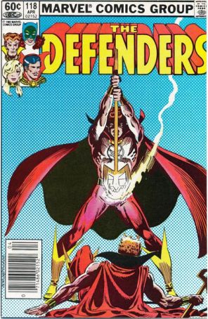 The Defenders 118 (Newsstand) published by Marvel with cover art by Don Perlin