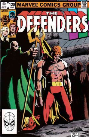 The Defenders 120 published by Marvel with cover art by Don Perlin