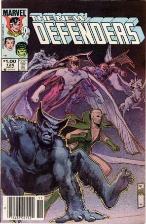 The Defenders 125 (Newsstand) published by Marvel with cover art by Carl Potts