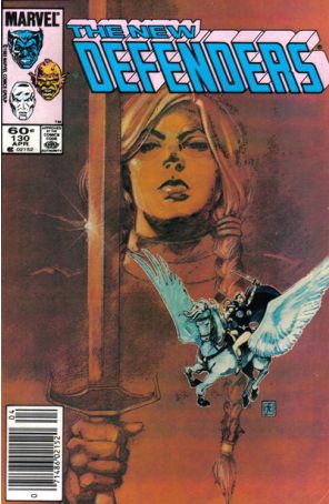 The Defenders 130 (Newsstand) published by Marvel with cover art by Frank Cirocco