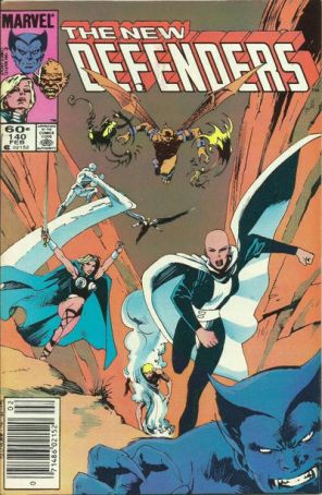 The Defenders 140 (Newsstand) published by Marvel with cover art by Mark Badger