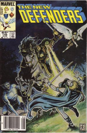 The Defenders 146 (Newsstand) published by Marvel with cover art by Frank Cirocco