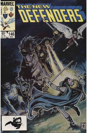 The Defenders 146 published by Marvel with cover art by Frank Cirocco