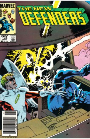 The Defenders 149 (Newsstand) published by Marvel with cover art by Kevin Nowlan