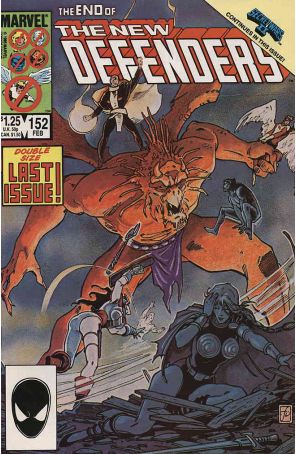 The Defenders 152 published by Marvel with cover art by Frank Cirocco
