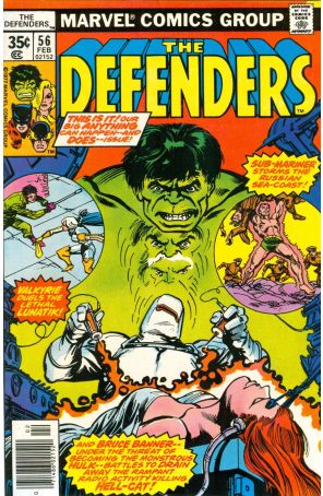 The Defenders 56 published by Marvel