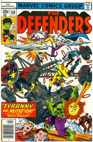 The Defenders 59 published by Marvel