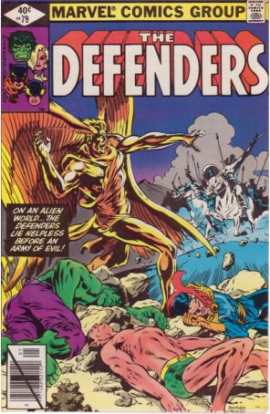 The Defenders 79 published by Marvel with cover art by Rich Buckler