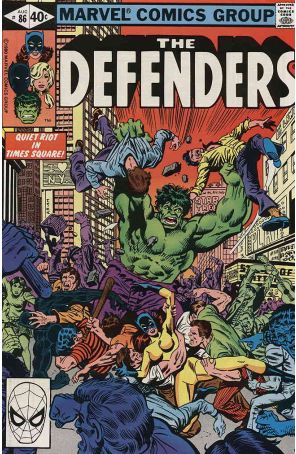 The Defenders 86 published by Marvel with cover art by Rich Buckler