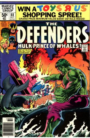 The Defenders 88 (Newsstand) published by Marvel with cover art by Mike Nasser