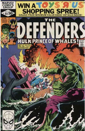 The Defenders 88 published by Marvel with cover art by Mike Nasser