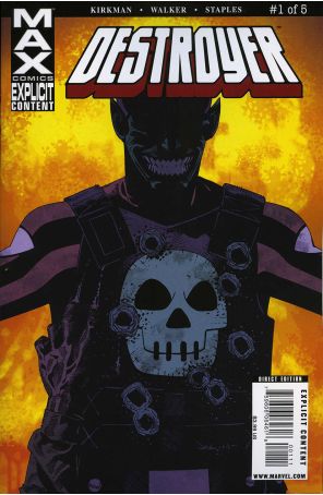 Destroyer (MAX) 1 published by Marvel with cover art by Jason Pearson
