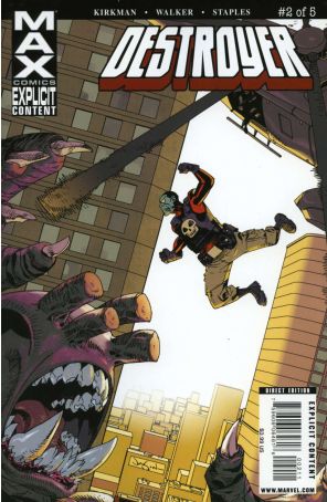 Destroyer (MAX) 2 published by Marvel with cover art by Jason Pearson