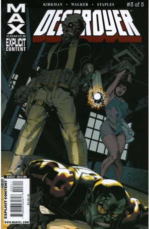 Destroyer (MAX) 3 published by Marvel with cover art by Jason Pearson