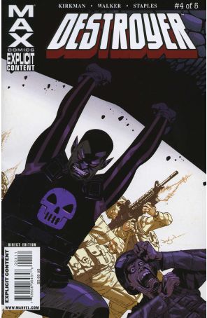 Destroyer (MAX) 4 published by Marvel with cover art by Jason Pearson