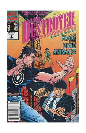 Destroyer (Vol. 3) 3 (Newsstand) published by Marvel with cover art by Walt Simonson