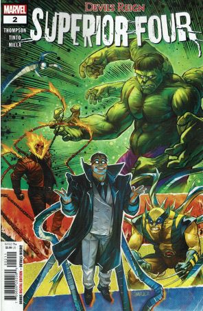 Devil's Reign: Superior Four 2 published by Marvel with cover art by Ivan Shavrin