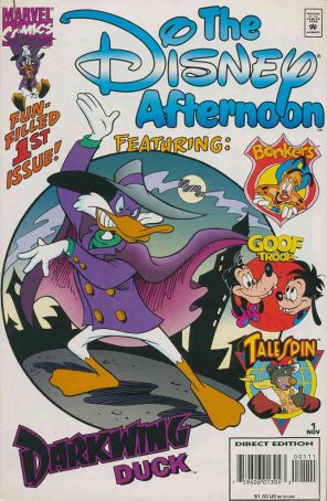 The Disney Afternoon 1 published by Marvel with cover art by John Blair Moore