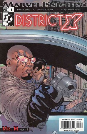 District X 1 published by Marvel with cover art by Steve McNiven
