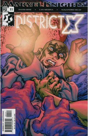 District X 11 published by Marvel with cover art by Tom Raney