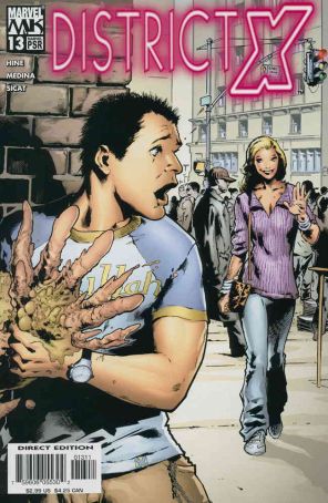 District X 13 published by Marvel with cover art by Trevor Hairsine