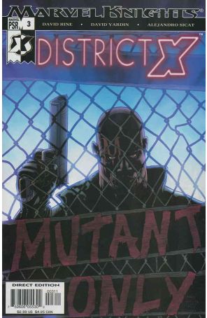 District X 3 published by Marvel with cover art by Steve McNiven