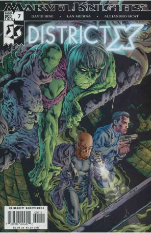 District X 7 published by Marvel with cover art by Tom Raney