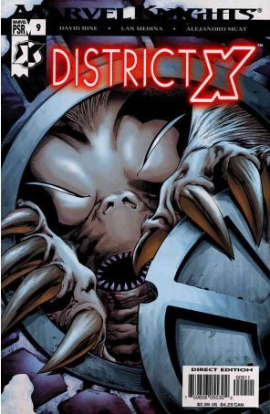 District X 9 published by Marvel with cover art by Tom Raney