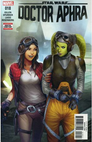 Doctor Aphra 18 published by Marvel with cover art by Ashley Witter