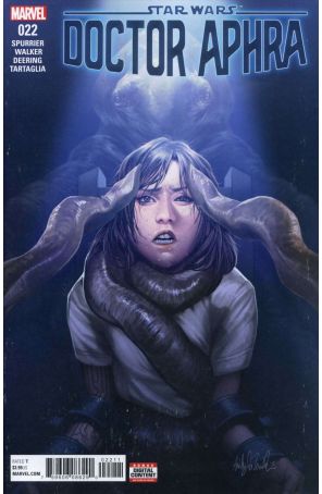 Doctor Aphra 22 published by Marvel with cover art by Ashley Witter