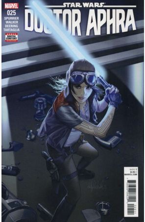 Doctor Aphra 25 published by Marvel with cover art by Ashley Witter