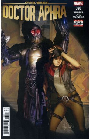Doctor Aphra 30 published by Marvel with cover art by Ashley Witter