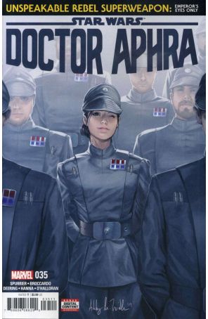 Doctor Aphra 35 published by Marvel with cover art by Ashley Witter