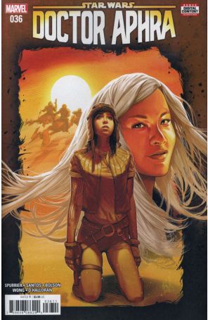 Doctor Aphra 36 published by Marvel with cover art by Ashley Witter