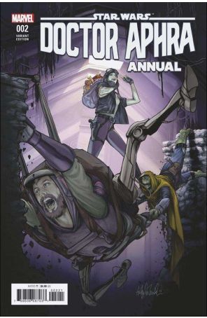 Doctor Aphra Annual 2A published by Marvel with cover art by Ashley Witter