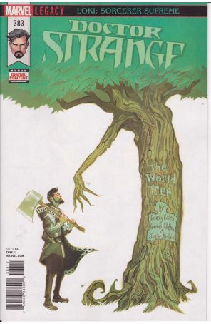 Doctor Strange (1st Series) 383 published by Marvel with cover art by Michael Del Mundo