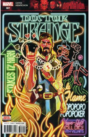Doctor Strange (1st Series) 387 published by Marvel with cover art by Michael Del Mundo