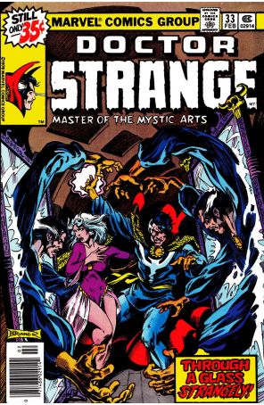 Doctor Strange (2nd Series) 33 (Mark Jewelers) published by Marvel with cover art by Frank Brunner