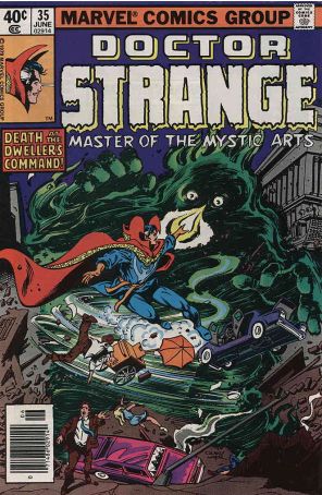 Doctor Strange (2nd Series) 35 (Newsstand) published by Marvel with cover art by Gene Colan