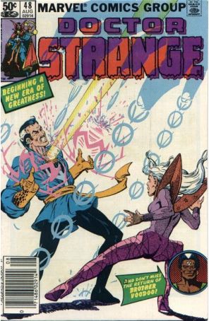 Doctor Strange (2nd Series) 48 (Newsstand) published by Marvel with cover art by Marshall Rogers