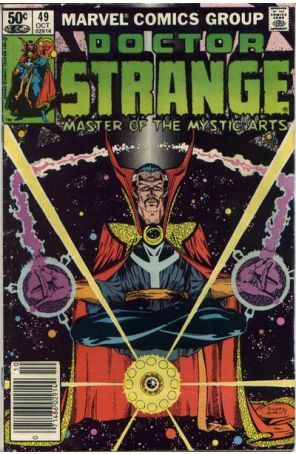 Doctor Strange (2nd Series) 49 (Newsstand) published by Marvel with cover art by Marshall Rogers