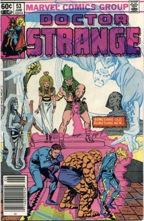 Doctor Strange (2nd Series) 53 (Newsstand) published by Marvel with cover art by Marshall Rogers