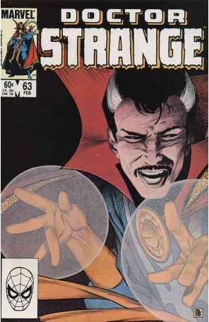 Doctor Strange (2nd Series) 63 published by Marvel with cover art by Carl Potts