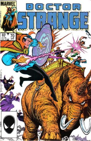 Doctor Strange (2nd Series) 70 published by Marvel with cover art by Bret Blevins