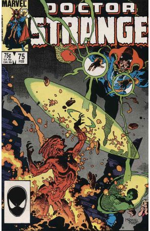 Doctor Strange (2nd Series) 75 published by Marvel with cover art by Mike Mignola