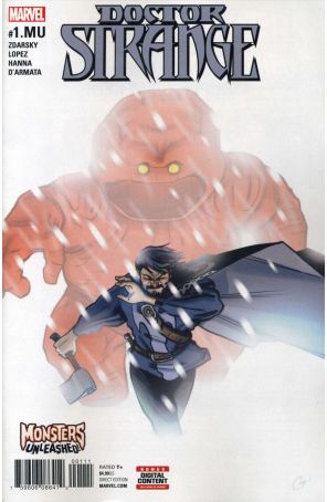 Doctor Strange (4th Series) 1.1 published by Marvel with cover art by Chip Zdarsky